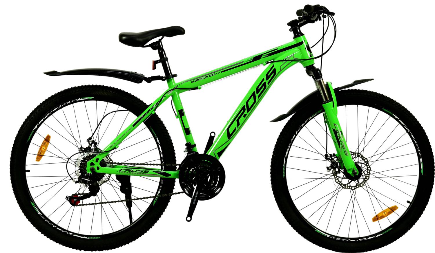 Фотографія Велосипед CROSS Stinger 26" розмір S рама 15 2022 Зелений 